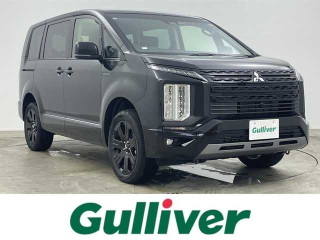 三菱 デリカＤ：５ シャモニー 岡山県 2025(令7)年 0.1万km未満 黒Ⅱ 登録済未使用車	/バックカメラ/追従型クルーズコントロール	/オートホールド/オートハイビーム	/LEDヘッドライト（AUTO機能付き）	/前席シートヒーター/パワーバックドア	/運転席パワーシート	/ブラインドスポットモニター/衝突軽減ブレーキシステム	/車線逸脱防止システム	/横滑り防止装置	/踏み間違い防止装置/ハーフレザー	/純正18インチアルミ	/ステアリングスイッチ	/ステアリングリモコン	/パドルシフト/プッシュスタート	/スマートキー×2	/保証書	/取扱説明書