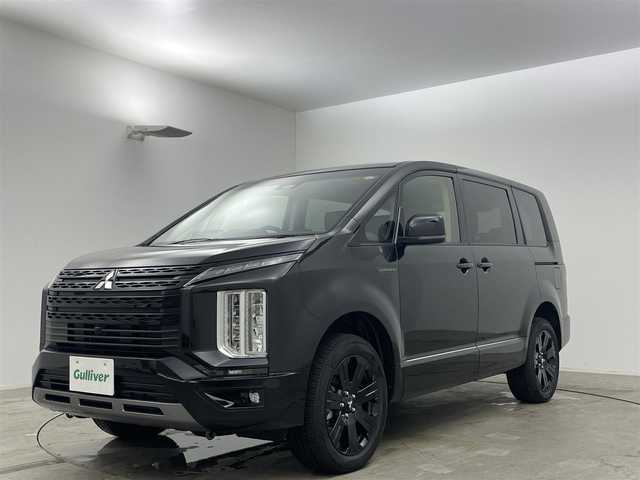 三菱 デリカＤ：５ シャモニー 岡山県 2025(令7)年 0.1万km未満 黒Ⅱ 登録済未使用車	/バックカメラ/追従型クルーズコントロール	/オートホールド/オートハイビーム	/LEDヘッドライト（AUTO機能付き）	/前席シートヒーター/パワーバックドア	/運転席パワーシート	/ブラインドスポットモニター/衝突軽減ブレーキシステム	/車線逸脱防止システム	/横滑り防止装置	/踏み間違い防止装置/ハーフレザー	/純正18インチアルミ	/ステアリングスイッチ	/ステアリングリモコン	/パドルシフト/プッシュスタート	/スマートキー×2	/保証書	/取扱説明書