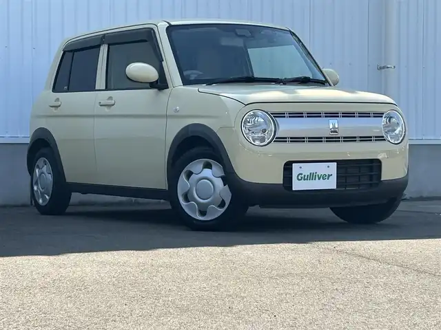 スズキ ラパン L 愛媛県 2020(令2)年 1.8万km シフォンアイボリーM 社外ナビ・フルセグＴＶ　/ＵＳＢ　/ＥＴＣ　/ドライブレコーダー　/シートヒーター　/コーナーセンサー　/オートライト　/スマートキー２本　/純正フロアマット/純正ドアバイザー