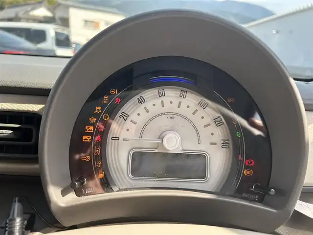 スズキ ラパン L 愛媛県 2020(令2)年 1.8万km シフォンアイボリーM 社外ナビ・フルセグＴＶ　/ＵＳＢ　/ＥＴＣ　/ドライブレコーダー　/シートヒーター　/コーナーセンサー　/オートライト　/スマートキー２本　/純正フロアマット/純正ドアバイザー