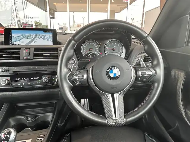 ＢＭＷ Ｍ２ 茨城県 2016(平28)年 3.1万km ロングビーチブルーメタリック コンフォートA/純正HDDナビ/Bカメラ/ミラー一体型ETC/ドラレコ/黒革シート/パワーシート/シートヒーター/クルコン/LKA/純正19インチAW/スマートキー/プッシュスタート