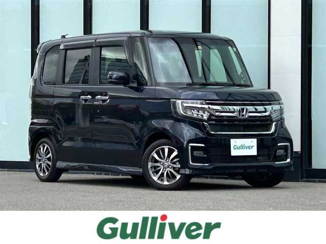 ホンダ Ｎ ＢＯＸ L 大阪府 2022(令4)年 3.5万km ミッドナイトブルービームM 純正ナビ /クルーズコントロール　/ビルトインETC　/フルセグTV　/バックカメラ　/シートヒーター　/両側パワースライドドア　/純正14インチアルミホイール　/LEDヘッドライト　/純正フロアマット