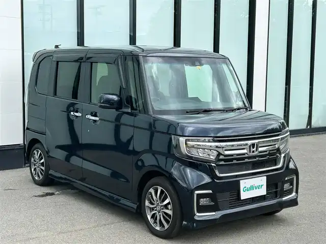ホンダ Ｎ ＢＯＸ L 大阪府 2022(令4)年 3.5万km ミッドナイトブルービームM 純正ナビ /クルーズコントロール　/ビルトインETC　/フルセグTV　/バックカメラ　/シートヒーター　/両側パワースライドドア　/純正14インチアルミホイール　/LEDヘッドライト　/純正フロアマット