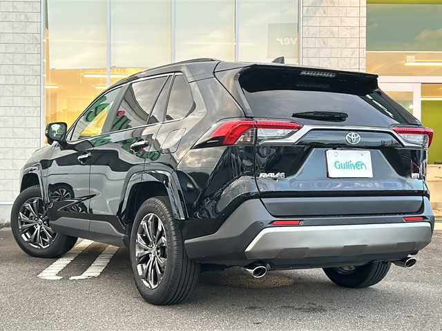 トヨタ ＲＡＶ４ ハイブリットG 宮崎県 2022(令4)年 1.8万km アティチュードブラックマイカ 社外SDナビ【MDV-M908HDL】（TV/CD/DVD/HDMI/Bluetooth）/フルセグTV/バックカメラ/レーダークルーズコントロール/ETC/ステアリングリモコン/パワーバックドア/ステアリングヒーター/前席シートヒーター/運転席パワーシート/電動格納ミラー/プッシュスタート・スマートキー/衝突被害軽減ブレーキ/ブラインドスポットモニター