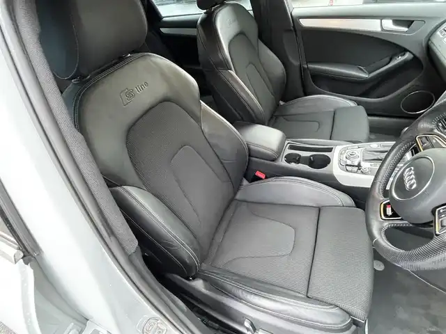 アウディ Ａ４ 2.0TFSIスポーツ S ライン PKG 石川県 2015(平27)年 4.6万km パール 衝突軽減ブレーキ/アダプティブクルーズコントロール/サイドアシスト/ブラインドスポットモニター/純正HDDナビ/フルセグＴＶ/CD/DVD/バックカメラ/クリアランスソナー/電動格納ミラー/シートヒーター(前席)/パワーシート(前席)/オートライト/HIDヘッドライト/フォグランプ(フロント)/ドライブレコーダー(フロント)/パドルシフト/キーレスエントリー/ETC