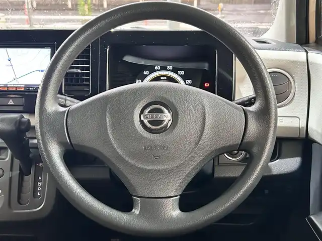日産 モコ Sアイドリングストップ 愛知県 2012(平24)年 4.4万km ミルクティーベージュ 純正ディーラーナビ(AM/FM/CD/ワンセグ)/バックカメラ/前後ドライブレコーダー/シート下収納スペース/取説/保証書/スマートキー