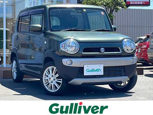 スズキ ハスラー G 道央・札幌 2016(平28)年 6.6万km クールカーキPM ・４WD/・衝突軽減ブレーキ/・社外ナビ/　CD＆DVD＆BT＆USB＆TV/・ダウンヒルアシスト/・アイドリングストップ/・オートエアコン/・オートライト/・シートヒーター/・ミラーヒーター/・プッシュスタート/・スマートキー/・純正エンジンスターター/・ETC/・純正フロアマット/・ドアバイザー/・スペアキー