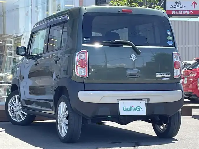 スズキ ハスラー G 道央・札幌 2016(平28)年 6.6万km クールカーキPM ・４WD/・衝突軽減ブレーキ/・社外ナビ/　CD＆DVD＆BT＆USB＆TV/・ダウンヒルアシスト/・アイドリングストップ/・オートエアコン/・オートライト/・シートヒーター/・ミラーヒーター/・プッシュスタート/・スマートキー/・純正エンジンスターター/・ETC/・純正フロアマット/・ドアバイザー/・スペアキー