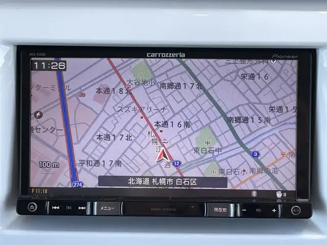 スズキ ハスラー G 道央・札幌 2016(平28)年 6.6万km クールカーキPM ・４WD/・衝突軽減ブレーキ/・社外ナビ/　CD＆DVD＆BT＆USB＆TV/・ダウンヒルアシスト/・アイドリングストップ/・オートエアコン/・オートライト/・シートヒーター/・ミラーヒーター/・プッシュスタート/・スマートキー/・純正エンジンスターター/・ETC/・純正フロアマット/・ドアバイザー/・スペアキー