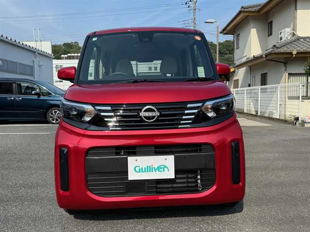 日産 ルークス S 大分県 2025(令7)年 0.1万km スパークリングレッドM 先進安全装備/・インテリジェントエマージェンシーブレーキ/・踏み間違い衝突防止アシスト/・車線逸脱防止支援システム/・前方衝突予測警報/・ふらつき警報/・標識検知機能/純正9型ナビ・フルセグTV/バックビューモニター/（ディスプレイ付ルームミラー）/ETC2.0/Bluetoothオーディオ/LEDヘッドライト/キーレスキー/スペアキー/スライドドアオートクローザー/　（助手席側）/フロントコーナーセンサー/バックソナー/純正フロアマット/電動格納ミラー/車両取説+ナビ取説