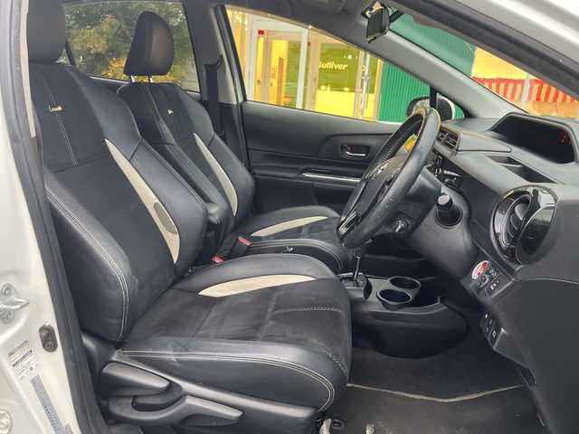 トヨタ アクア G G’s 岡山県 2017(平29)年 10万km ライムホワイトパールクリスタルシャイン KENWOODメモリナビ　/MDV-908HDF/フルセグTV、CD、DVD、Bluetooth、AM、FM/TVキャンセラー/クルーズコントロール/ビルトインETC/バックカメラ/オートライト/フォグランプ/トヨタセーフティセンス/・プリクラッシュセーフティ/・レーンキープアシスト/・オートハイビーム