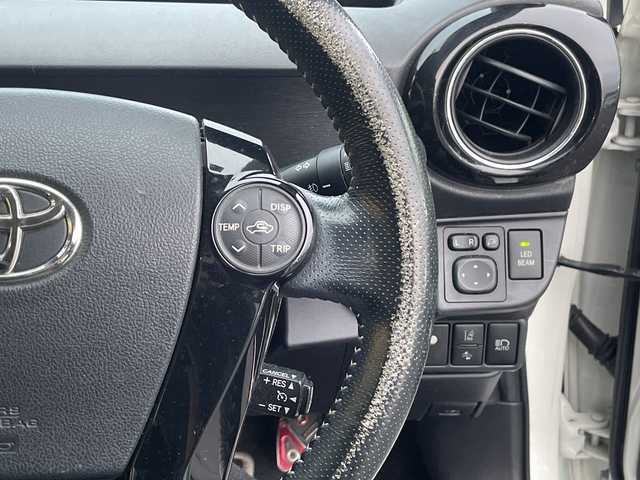 トヨタ アクア G G’s 岡山県 2017(平29)年 10万km ライムホワイトパールクリスタルシャイン KENWOODメモリナビ　/MDV-908HDF/フルセグTV、CD、DVD、Bluetooth、AM、FM/TVキャンセラー/クルーズコントロール/ビルトインETC/バックカメラ/オートライト/フォグランプ/トヨタセーフティセンス/・プリクラッシュセーフティ/・レーンキープアシスト/・オートハイビーム