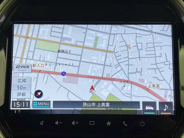 スズキ ハスラー Jスタイル Ⅱ 埼玉県 2024(令6)年 1.8万km シフォンアイボリーメタリック/ガンメタリック2トーン 純正ナビ（CD・DVD・フルセグ・ラジオ・Bluetooth・USB）　全方位カメラ/アダプティブクルーズコントロール/前席シートヒーター/プリクラッシュセーフティ/コーナーセンサー/レーンキープアシスト/横滑り防止装置/衝突軽減ブレーキ/盗難防止装置/ステアリングリモコン/プッシュスタート/アイドリングストップ/フロントフォグランプ/LEDヘッドライト/社外フロアマット/純正アルミホイール