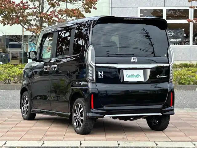 ホンダ Ｎ ＢＯＸ カスタム L 福島県 2021(令3)年 3.6万km クリスタルブラックパール ４ＷＤ/純正ナビ/フルセグＴＶ/Ｂｌｕｅｔｏｏｔｈ/バックカメラ/ＤＮシートヒーター/左パワースライドドア/オートクルーズコントロール/レーンキープアシストシステム/衝突軽減ブレーキ/リアパーキングセンサー/前後ドライブレコーダー/プッシュスタート