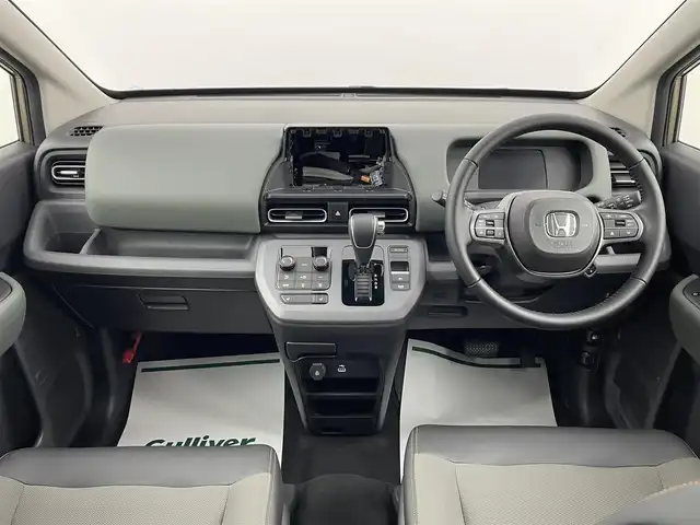 ホンダ フリード ハイブリット e:HEV クロスター 埼玉県 2025(令7)年 0.1千km ベージュ 登録済未使用車　両側パワースライドドア シートヒーター BSM LEDヘッドライト 衝突被害軽減 アダプティブクルーズコントロール　USB　スマートキー　フルフラット　ルーフレール　純正１５インチアルミホイール　禁煙車