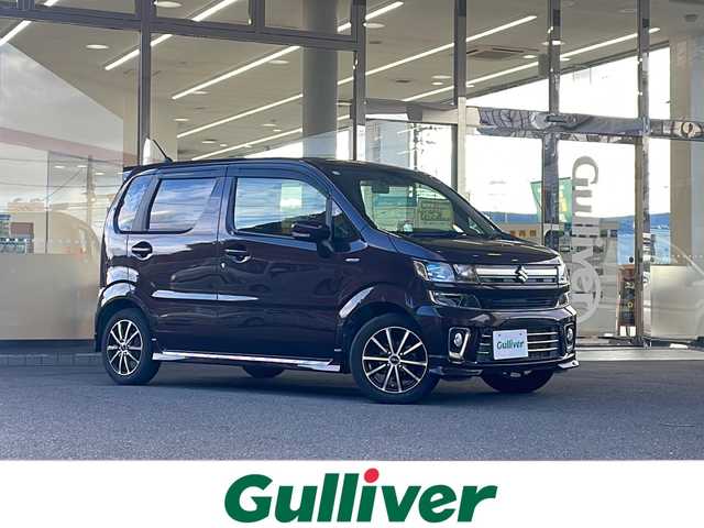 スズキ ワゴンＲ HYBRID FZ 福島県 2017(平29)年 2.3万km ムーンライトバイオレットPM 純正ＳＤナビ　スズキセーフティーサポート　フルセグＴＶ　ＥＴＣ　シートヒーター　ヘッドアップディスプレイ　純正ドライブレコーダー　社外アルミホイール　スマートキー　純正ＬＥＤヘッドライト