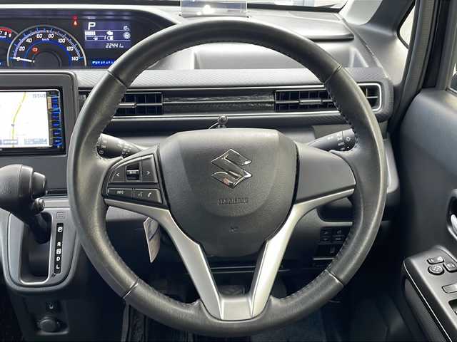 スズキ ワゴンＲ HYBRID FZ 福島県 2017(平29)年 2.3万km ムーンライトバイオレットPM 純正ＳＤナビ　スズキセーフティーサポート　フルセグＴＶ　ＥＴＣ　シートヒーター　ヘッドアップディスプレイ　純正ドライブレコーダー　社外アルミホイール　スマートキー　純正ＬＥＤヘッドライト