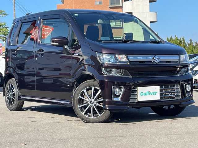 スズキ ワゴンＲ HYBRID FZ 山口県 2017(平29)年 2.3万km ムーンライトバイオレットPM スズキセーフティサポート/・衝突被害軽減ブレーキ /・自動ブレーキ/・誤発進抑制機能・後方誤発進抑制機能/・先行車発進お知らせ/・標識認識機能/・アダプティブクルーズコントロール/・車線逸脱抑制 / 警報機能/・ハイビームアシスト / アダプティブハイビーム/純正メモリナビ/（AM/FM/CD/DVD/Bluetooth/フルセグTV）/バックカメラ/シートヒーター/純正フロアマット/社外アルミホイール　マナレイスポーツ/ドライブレコーダー（KP301-912）/LEDヘッドライト/ビルトインETC/スマートキー/アイドリングストップ/保証書/取扱説明書