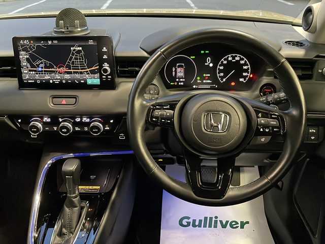 ホンダ ヴェゼル ハイブリッド e:HEV Z 福島県 2021(令3)年 2.2万km サンドカーキパール ハーフレザー　メーカーナビ　純正アルミホイル　衝突軽減　レーダークルコン　ＥＴＣ　ドラレコ　全方位カメラ　車両脱線　パドルシフト　パワーバックドア　プッシュスタート　フォグランプ　純正フロアマット　ブラインドスポットモニター　クリアランスソナー　ステアリングスイッチ　シートヒーター