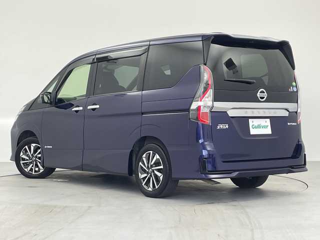 日産 セレナ e－パワー ハイウェイスター V 愛知県 2021(令3)年 5.9万km アズライトブルー 純正ナビ(MJ320D-W)/フルセグTV・Bluetooth・CD・DVD・AM・FM/フリップダウンモニター/ETC/インテリジェントアラウンドビューモニター/インテリジェントルームミラー/両側パワースライドドア/セーフティパック/プロパイロット/クルーズコントロール/インテリジェントエマージェンシーブレーキ/前方衝突予測警報/車線逸脱防止支援システム/車線逸脱警報/後側方衝突防止支援システム/後側方車両検知警報/ふらつき警報/リヤクロストラフィックアラート/踏み間違い衝突防止アシスト/標識認識/車両接近通報/フロント・バックソナー/アイドリングストップ/横滑り防止/ヒルスタートアシスト/LEDヘッドライト/インテリジェントオートライトシステム/アダプティブLEDヘッドライトシステム/フロントフォグランプ/電動格納ミラーウィンカー/革巻きステアリング/プッシュスタート/電子パーキングブレーキ/オートブレーキホールド/保証書・取扱説明書/スペアキー