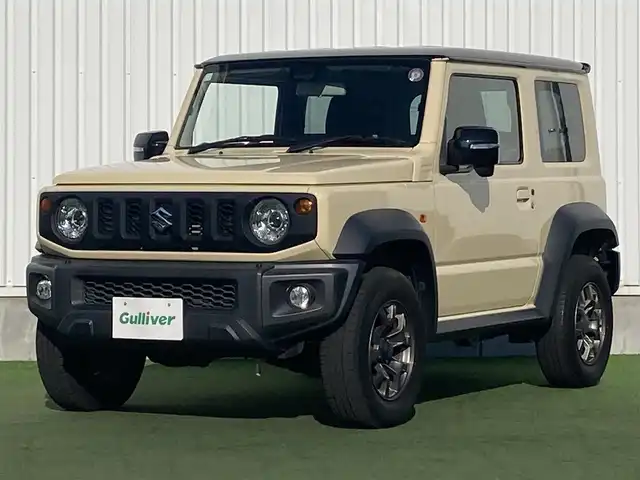 スズキ ジムニー シエラ JC 香川県 2018(平30)年 2.8万km シフォンアイボリーメタリックブラック2トーンルーフ 登録時走行距離：27416km/ディーラー純正パイオニア製8型ナビ/　CD DVD BT MSV フルセグTV/バックカメラ/ロッドホルダー/ビルトインETC/シートヒーター/デュアルカメラブレーキサポート/レーンキープアシスト/クルーズコントロール/ダウンヒルアシストコントロール/LEDヘッドライト/オートライト/フォグランプ/ヘッドライトウォッシャー/横滑り防止装置/革巻きステアリング/ステアリングスイッチ/プッシュスタート/スマートキー