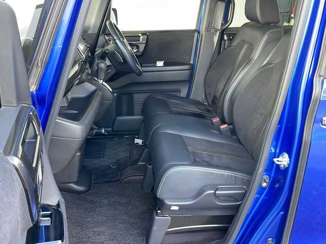 ホンダ Ｎ ＢＯＸ カスタム G L ターボ ホンダセンシング 長野県 2018(平30)年 6.4万km ブリリアントスポーティブルーメタリック2トーン ターボ/純正８インチナビフルセグTV/バックカメラ/ETC/社外１６インチアルミ/純正アルミ夏タイヤ積込/両側パワースライドドア/ドラレコ付きデジタルインナーミラー/社外マフラー/ハーフレザーシート/スペアキー