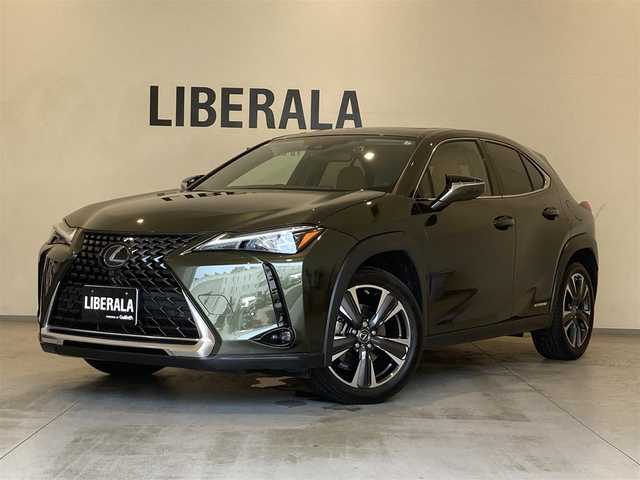 レクサス ＵＸ 250h バージョンL 熊本県 2020(令2)年 2.2万km テレーンカーキマイカM ・スマートキー/・プッシュスタート/・サンルーフ/・プリクラッシュセーフティ/・レーンデパーチャーアラート/・ブラインドスポットモニター/・パーキングサポートアラート/・道路標識アシスト/・先行車発進告知/・オートマチックハイビーム/・クルーズコントロール(追従式)/・茶革シート/・前席パワーシート/・前席シートヒーター ＆エアシート /・ハンドルヒーター /・純正メモリナビ/　【BD・Bluetooth・USB・SD・AUX・MSV】/・フルセグTV/・全方位カメラ/・ETC2.0/・ドライブレコーダー(前後録画)/・パワーバックドア/・LEDヘッドランプ/・LEDフォグランプ/・純正マット