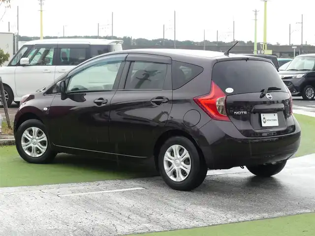 日産 ノート X エマージェンシーブレーキ 千葉県 2014(平26)年 3.6万km オーロラモーヴ エマージェンシーブレーキ/アイドリングストップ/純正SDナビ/地デジTV/【CD再生機能】/バックカメラ/インテリジェントキー