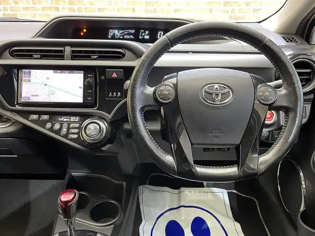 トヨタ アクア G G’s 岩手県 2015(平27)年 10.6万km ライムホワイトパールクリスタルシャイン 寒冷地仕様/専用エクステリア・インテリア/専用セッティングダンパー・ローダウンスプリング/専用アルカンターラ・合成皮革コンビスポーツシート/クルーズコントロール/横滑り防止装置/シートヒーター/オートエアコン/純正ナビ/フルセグTV/ステアリングスイッチ/バックカメラ/ETC/オートライト/LEDヘッドライト/LEDフォグライト/純正１７インチアルミホイール/純正フロアマット