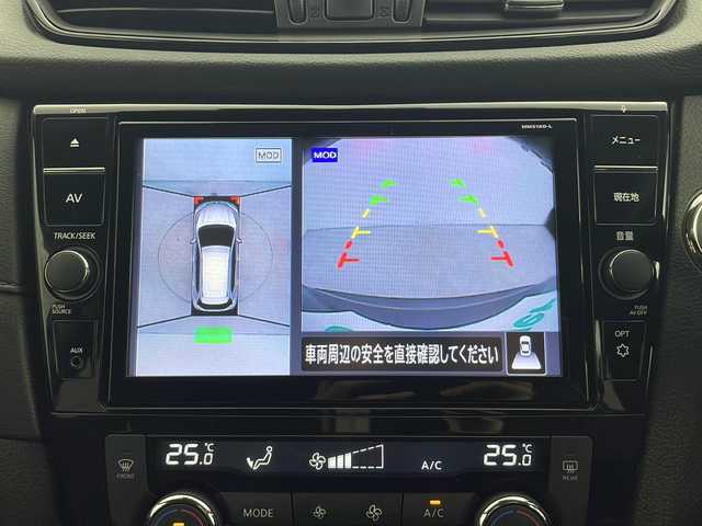 日産 エクストレイル 20Xi 秋田県 2018(平30)年 5.3万km チタニウムカーキ 4WD/純正ナビ　/フルセグTV/CD/DVD/Bluetooth/アラウンドビューカメラ　/プロパイロット　/パワーバックドア　/衝突軽減防止ブレーキ　/横滑り防止装置　/レーンキープアシスト/ダウンヒルアシストコントロール/前後クリアランスソナー/前方ドラレコ　/ビルトインＥＴＣ　/ＬＥＤヘッドライト　/オービスレーダー　/フォグランプ/スマートキー/純正フロアマット/純正アルミホイール