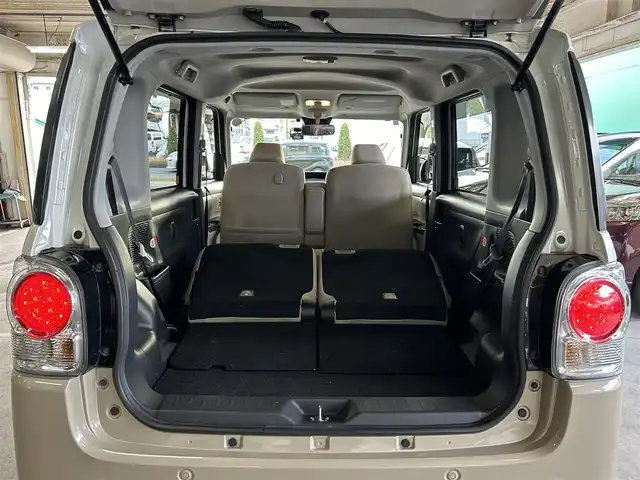 ダイハツ ムーヴ キャンバス G メイクアップ リミテッド　SAⅢ 愛知県 2020(令2)年 2.4万km パールホワイトⅢ/ナチュラルベージュマイカメタリック 2トーン エンジンスタートボタン/純正ナビ（フルセグTV/Bluetooth/DVD）/衝突軽減システム/横滑り防止装置/Wエアバック/車外カメラ（全方位・バック）/LEDライト/オートマチックハイビーム/社外フロアマット