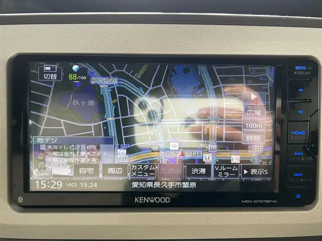 ダイハツ ムーヴ キャンバス G メイクアップ リミテッド　SAⅢ 愛知県 2020(令2)年 2.4万km パールホワイトⅢ/ナチュラルベージュマイカメタリック 2トーン エンジンスタートボタン/純正ナビ（フルセグTV/Bluetooth/DVD）/衝突軽減システム/横滑り防止装置/Wエアバック/車外カメラ（全方位・バック）/LEDライト/オートマチックハイビーム/社外フロアマット