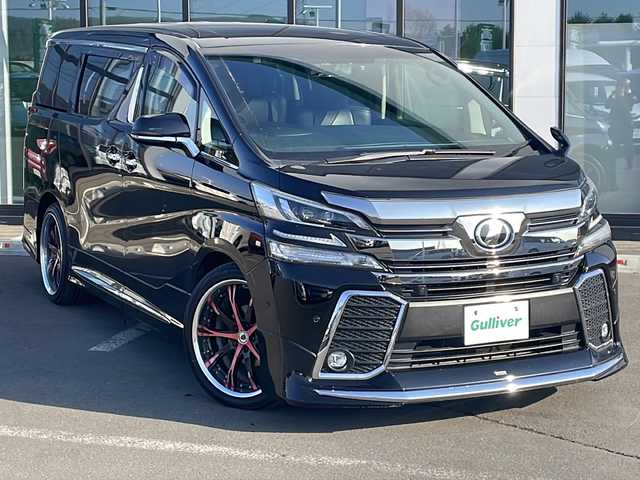 トヨタ ヴェルファイア Z Gエディション 道東・釧路十勝 2017(平29)年 7.2万km ブラック ・モデリスタフルエアロ/・4WD/・純正10インチナビ(AM/FM/CD/DVD/BT/AUX/USB/フルセグ)/・JBLサウンド/・両側パワースライドドア/・パワーシート(メモリー付き)/・ステアリングヒーター/・パーキングアシスト/・ドアバイザー/・ビルドインETC/・レザーシート/・アルパインドラレコ一体型デジタルインナーミラー/・コーナーセンサー/・LEDヘッドライト/・フォグライト/・シーケンシャルウィンカー/・パワーバックドア/・ABS/・横滑り防止/・レーンキープアシスト/・オートライト/・盗難防止/・衝突軽減ブレーキ/・カーテンエアバック/・社外20インチアルミホイール