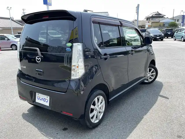 マツダ フレア カスタムスタイル XS 福島県 2014(平26)年 9万km ブルーイッシュブラックパール3 （株）IDOMが運営する【じしゃロンいわき店】の/自社ローン専用車両になります。/こちらは現金またはオートローンご利用時の価格です。/自社ローンご希望の方は別途その旨お申し付けください//メモリナビ/DVD BT CD/純正フロアマット/フルセグテレビ/HID