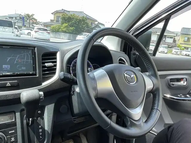 マツダ フレア カスタムスタイル XS 福島県 2014(平26)年 9万km ブルーイッシュブラックパール3 （株）IDOMが運営する【じしゃロンいわき店】の/自社ローン専用車両になります。/こちらは現金またはオートローンご利用時の価格です。/自社ローンご希望の方は別途その旨お申し付けください//メモリナビ/DVD BT CD/純正フロアマット/フルセグテレビ/HID