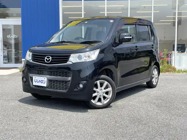 マツダ フレア カスタムスタイル XS 福島県 2014(平26)年 9万km ブルーイッシュブラックパール3 （株）IDOMが運営する【じしゃロンいわき店】の/自社ローン専用車両になります。/こちらは現金またはオートローンご利用時の価格です。/自社ローンご希望の方は別途その旨お申し付けください//メモリナビ/DVD BT CD/純正フロアマット/フルセグテレビ/HID