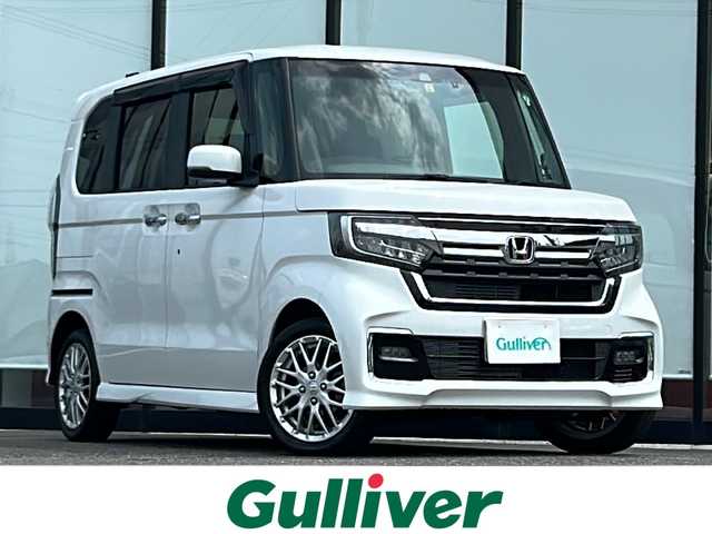 ホンダ Ｎ ＢＯＸ カスタム L ターボ 山形県 2023(令5)年 2.1万km プラチナホワイトパール 4WD/ワンオーナー/ホンダセーフティセンス/純正ナビ/（Bluetooth/CD/DVD/フルセグ/USB)/レーダークルーズコントロール/後方コーナーセンサー/両側パワースライドドア/前後純正ドライブレコーダー/ハーフレザーシート/前席シートヒーター/横滑り防止装置/レーンキープアシスト/パドルシフト/オートライト/LEDヘッドライト/フォグランプ/電動格納ミラー/ウィンカーミラー/純正アルミホイール/純正フロアマット/スマートキー/スペアキー/ドアバイザー