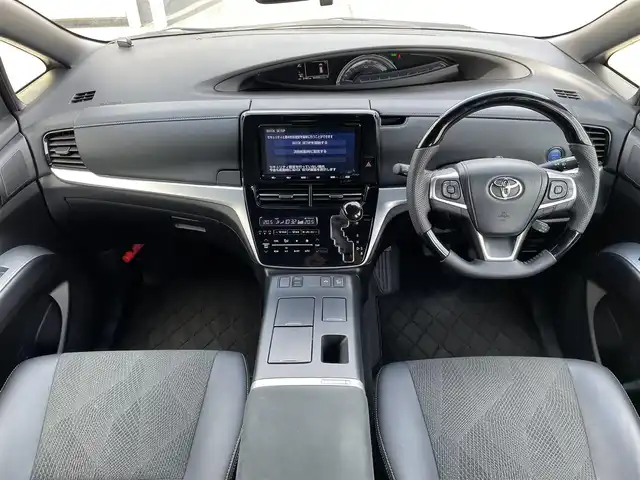 トヨタ エスティマ ハイブリッド アエラス プレミアム 東京都 2019(令1)年 3.8万km ブラック 純正９型ナビ　/純正１２型後席モニター/両側電動　/フロント・リアカメラ　/ＡＣ１００Ｖ　/ＨＤＭＩ　/前後ドラレコ　/ビルトイン２．０ＥＴＣ　/純正ＡＷ冬タイヤ車載　/オットマン　/ＬＥＤヘッド　/パワーシート/追従クルコン/純正フロアマット/純正ステアリング車載