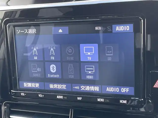 トヨタ エスティマ ハイブリッド アエラス プレミアム 東京都 2019(令1)年 3.8万km ブラック 純正９型ナビ　/純正１２型後席モニター/両側電動　/フロント・リアカメラ　/ＡＣ１００Ｖ　/ＨＤＭＩ　/前後ドラレコ　/ビルトイン２．０ＥＴＣ　/純正ＡＷ冬タイヤ車載　/オットマン　/ＬＥＤヘッド　/パワーシート/追従クルコン/純正フロアマット/純正ステアリング車載
