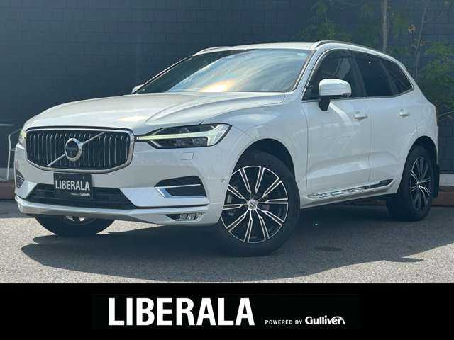 ボルボ ＸＣ６０ D4 AWD インスクリプション 滋賀県 2019(令1)年 2.5万km クリスタルホワイトP 茶革シート/電動リアゲート/ヘッドアップディスプレイ/BSM/harman/kardonスピーカー/純正ナビ(Bluetooth/フルセグ)/衝突軽減システム/360°カメラ/アダプティブクルーズコントロール/レーンキープアシスト/パーキングアシスト/パワーシート/全席シートヒーター/エアシート/ドアバイザー