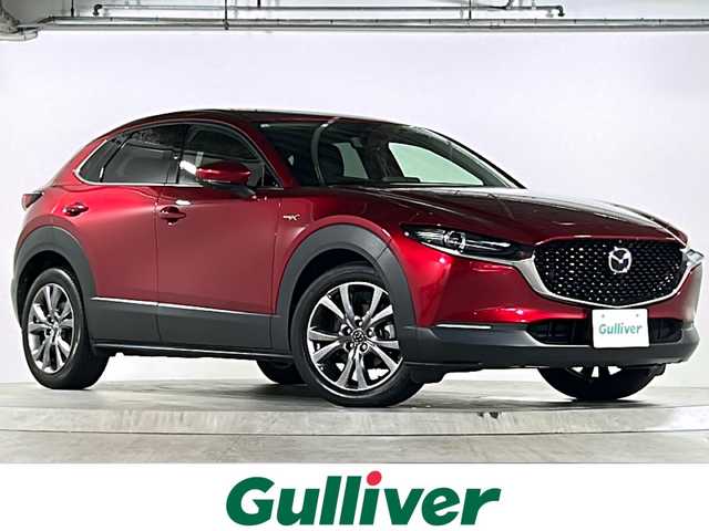 マツダ ＣＸ－３０ X Lパッケージ 広島県 2021(令3)年 6.8万km ソウルレッドクリスタルM 禁煙車/4WD/スーパーＵＶカットガラス（フロントドア）＋ＩＲカットガラス（フロントガラス／フロントドア）/ＣＤ／ＤＶＤプレーヤー＋地上デジタルＴＶチューナー（フルセグ）/３６０°セーフティパッケージ/・３６０°ビュー・モニター＋ドライバー・モニタリング/ボーズサウンドシステム（ＡＵＤＩＯＰＩＬＯＴ２＋Ｃｅｎｔｅｒｐｏｉｎｔ２）＋１２スピーカー/i-ACTIVSENSE/レーダークルーズコントロール/レーンキープアシストシステム/車線逸脱警報システム/AT誤発進抑制制御/BSM/コーナーセンサー/マツダコネクト（ナビSD無し）/・フルセグ/CD/DVD/Bluetooth/USB/HDMI/パドルシフト/革巻きステアリング/ステアリングスイッチ/パワーバックドア/パワーシート/シートメモリー/レザーシート/LEDヘッドライト/社外フロアマット/ETC/純正18インチアルミホイール