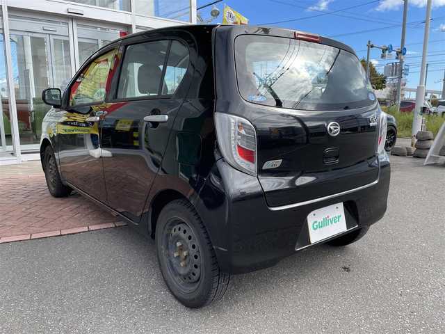 ダイハツ ミラ イース L スマートセレクションSA 道央・札幌 2014(平26)年 2万km ブラックマイカメタリック 登録時走行距離19729km/純正オーディオ（CD/FM/AM）/アイドリングストップ/リモコンキー/純正フロアマット/横滑り防止装置/盗難防止装置/衝突軽減ブレーキ/ヘッドライトレベライザー/社外レーダー探知機/バニティミラー/積込夏タイヤ/（社外AW/155/65/R14/14年製/溝4ｍｍ）