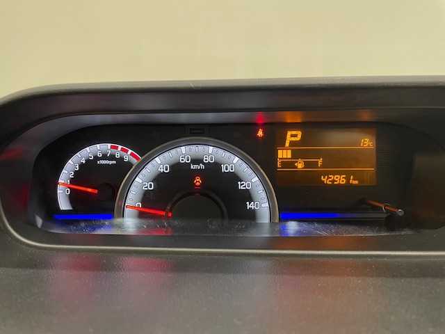 スズキ ワゴンＲ FA 宮城県 2021(令3)年 4.3万km ブルーイッシュブラックパール3 4WD/デュアルセンサーブレーキサポート/後退時ブレーキサポート/誤発進抑制機能/後方誤発進抑制機能/車線逸脱警報/カーオーディオ/・CD・AUX/アイドリングストップ/後方コーナーセンサー/ビルトインETC/ベンチシート/・シートヒーター（運転席）/オートライト/・オートハイビーム/純正フロアマット/ドアバイザー