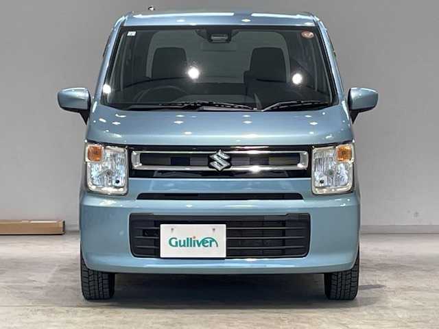 スズキ ワゴンＲ FA 宮城県 2021(令3)年 4.3万km ブルーイッシュブラックパール3 4WD/デュアルセンサーブレーキサポート/後退時ブレーキサポート/誤発進抑制機能/後方誤発進抑制機能/車線逸脱警報/カーオーディオ/・CD・AUX/アイドリングストップ/後方コーナーセンサー/ビルトインETC/ベンチシート/・シートヒーター（運転席）/オートライト/・オートハイビーム/純正フロアマット/ドアバイザー