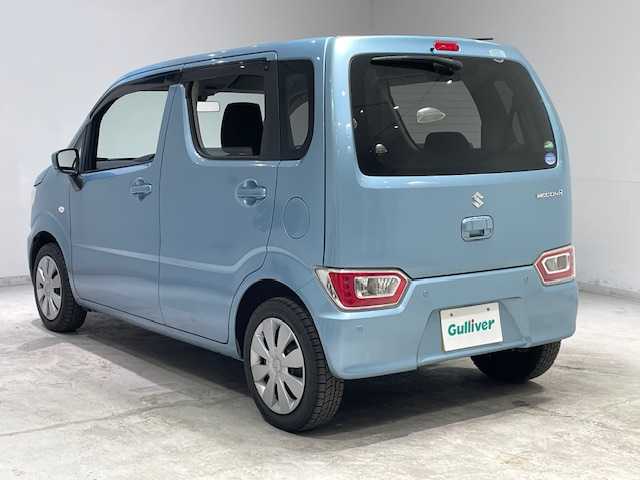 スズキ ワゴンＲ FA 宮城県 2021(令3)年 4.3万km ブルーイッシュブラックパール3 4WD/デュアルセンサーブレーキサポート/後退時ブレーキサポート/誤発進抑制機能/後方誤発進抑制機能/車線逸脱警報/カーオーディオ/・CD・AUX/アイドリングストップ/後方コーナーセンサー/ビルトインETC/ベンチシート/・シートヒーター（運転席）/オートライト/・オートハイビーム/純正フロアマット/ドアバイザー