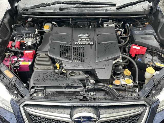 スバル インプレッサ ＸＶ ハイブリッド 2．0i－L アイサイト 福島県 2016(平28)年 12.7万km ダークブルーパール ４ＷＤ　社外ナビ　フルセグ　ＢＴ　アイサイト　ＢＳＭ　オートクルーズ追従有　パドルシフト　Ｄ席パワーシート　スペアキー　オートライト　フォグランプ　レーンキープ　横滑り防止　ドアバイザー　スマートキー