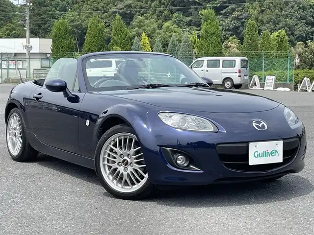 マツダ ロードスター RS 千葉県 2011(平23)年 4.5万km ストーミーブルーマイカ Rパッケージ/専用BBS17インチAW/専用レカロシート/BOSEサウンドシステム7スピーカー/シートヒーター/前後ドライブレコーダー/ステアリングスイッチ/保証書/取扱説明書/スペアキー