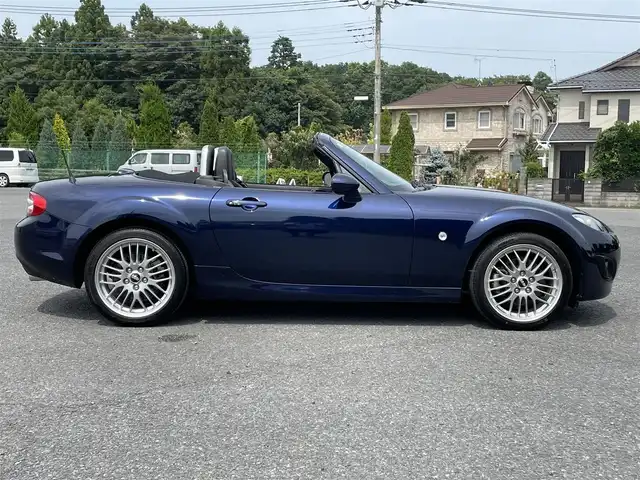 マツダ ロードスター RS 千葉県 2011(平23)年 4.5万km ストーミーブルーマイカ Rパッケージ/専用BBS17インチAW/専用レカロシート/BOSEサウンドシステム7スピーカー/シートヒーター/前後ドライブレコーダー/ステアリングスイッチ/保証書/取扱説明書/スペアキー