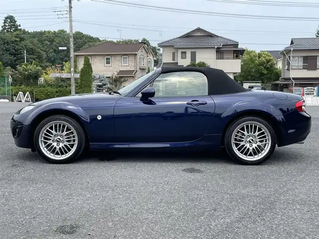 マツダ ロードスター RS 千葉県 2011(平23)年 4.5万km ストーミーブルーマイカ Rパッケージ/専用BBS17インチAW/専用レカロシート/BOSEサウンドシステム7スピーカー/シートヒーター/前後ドライブレコーダー/ステアリングスイッチ/保証書/取扱説明書/スペアキー