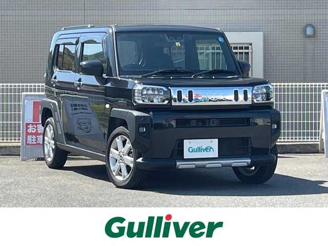 ダイハツ タフト G クロムベンチャー 山口県 2022(令4)年 5.2万km ブラックマイカメタリック ワンオーナー/ガラスルーフ/メモリナビ フルセグTV CD DVD BT USB/全周囲カメラ/ドラレコ/ETC/衝突被害軽減ブレーキ/オートマチックハイビーム/LEDオートヘッドライト/フォグライト/スマートキー 2個/前席シートヒーター/ルーフレール/コーナーセンサー/ステアリングリモコン/革巻きステアリング/アルミホイール/W サイド カーテン エアバッグ/保証書 取説/禁煙車